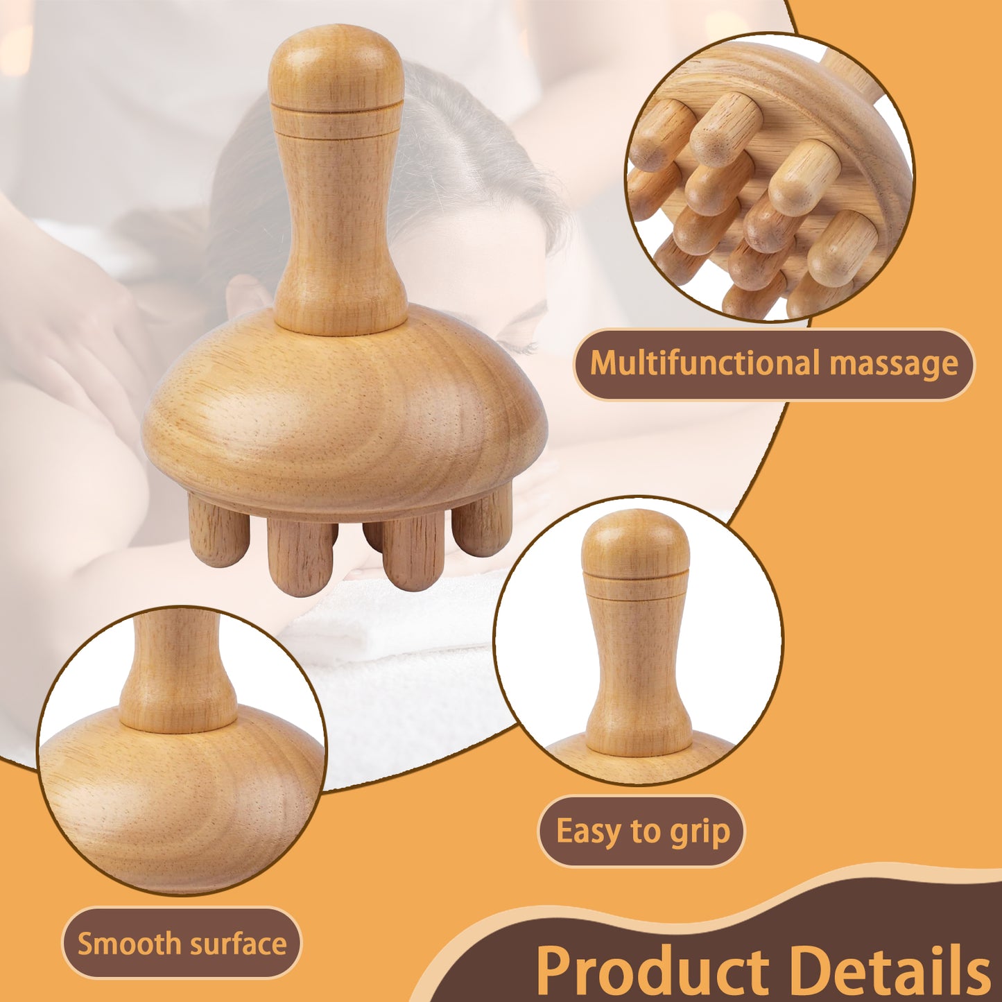 Mushroom Head Shape Massager
