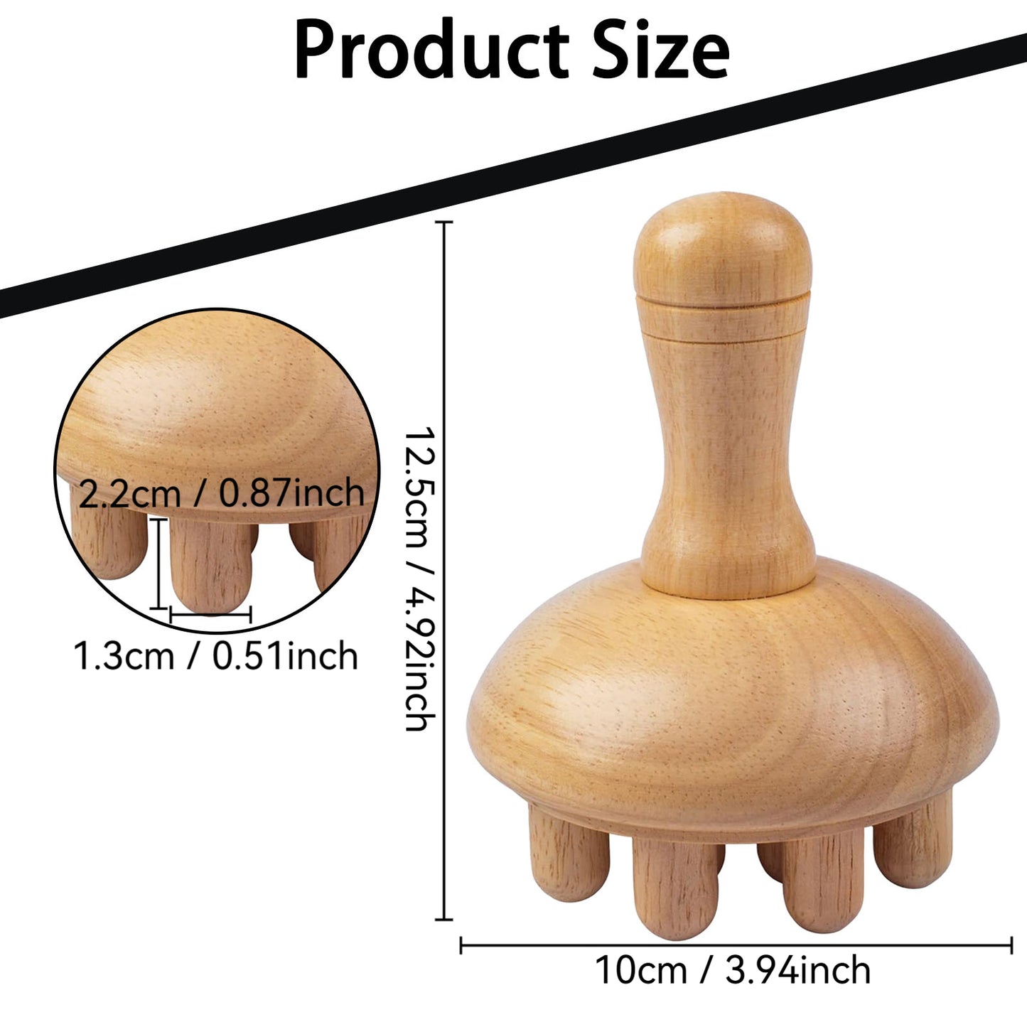 Mushroom Head Shape Massager